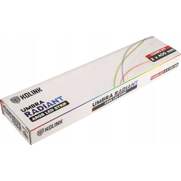 Kolink Kolink Umbra Radiant ARGB LED Strip Combo Kit - 2x 400mm