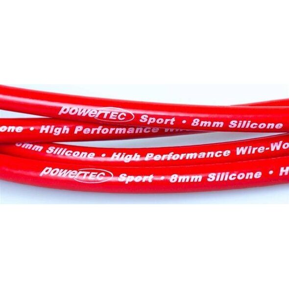 Powertec Przewody zapłonowe PowerTEC AUDI 80 VW GOLF JETTA PASSAT VENTO 84-99 Czerwone