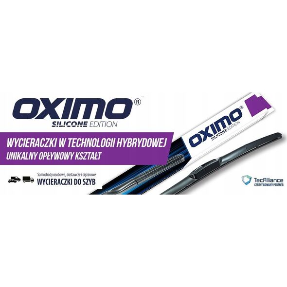 Oximo Wycieraczka szkieletowa ze spojlerem 700 mm