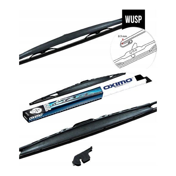 Oximo Wycieraczka szkieletowa ze spojlerem 700 mm