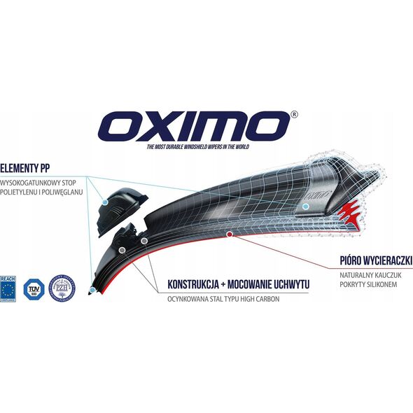 Oximo Wycieraczki dedykowane Citroen C6 Peugeot 407