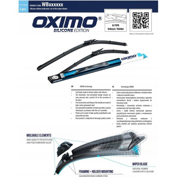 Oximo Wycieraczki dedykowane BMW E60 E61 E63 E64
