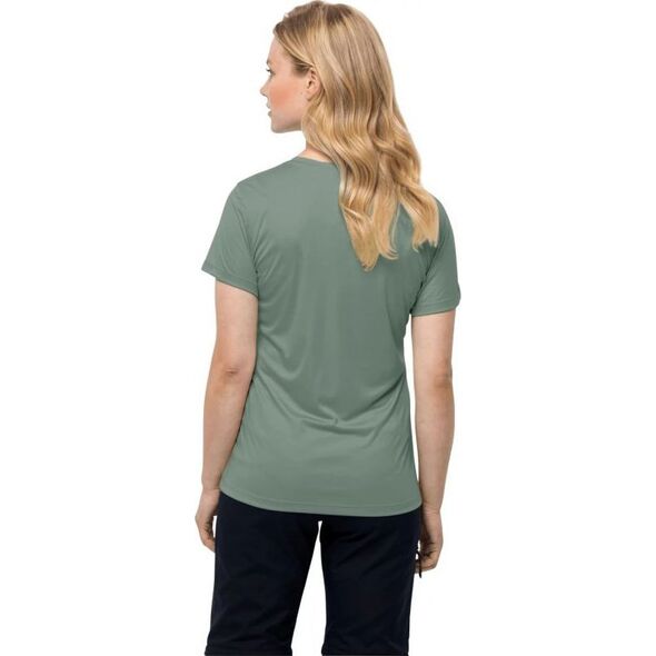Jack Wolfskin Jack Wolfskin Tech Tee W 1807122-4151 Zielone XS
