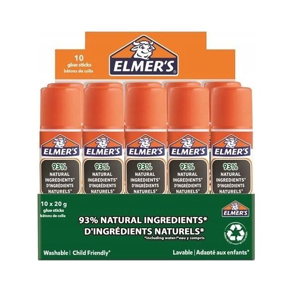 Elmers Elmers Klebestift Pure Glue 20G - 10er Faltschachtel