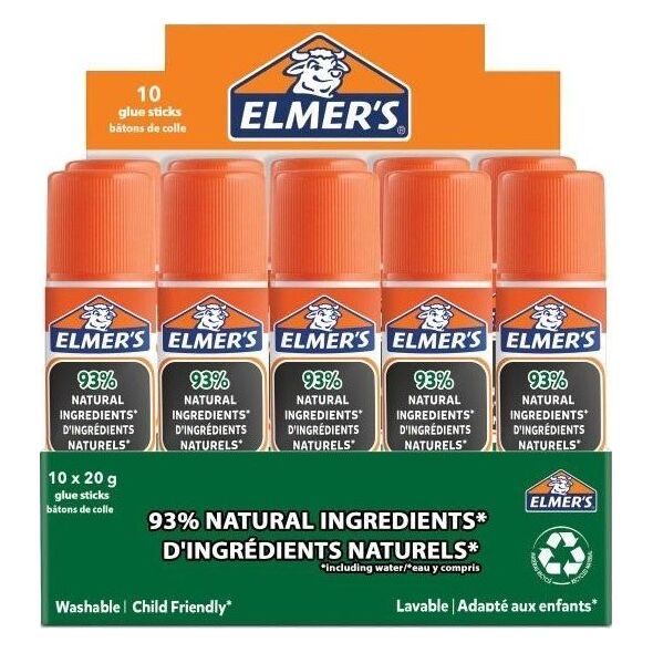 Elmers Elmers Klebestift Pure Glue 20G - 10er Faltschachtel