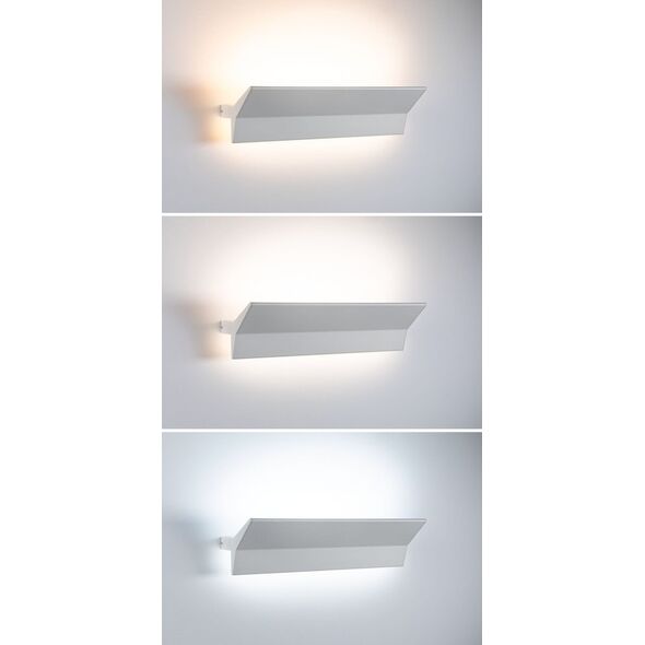 Kinkiet Paulmann Oprawa ścienna STINE LED SH Zigbee 13W+4W 2700-6500K 1400lm DIM 230V biały matowy