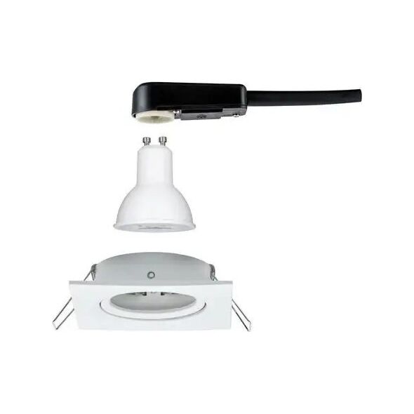 Paulmann Oprawa do wbudowania NOVA LED DIM wychylna GU10 6.5W 460lm 84x84mm 2700K IP23 230V biały mat