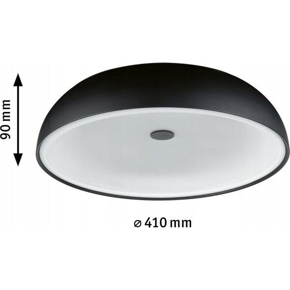 Lampa sufitowa Paulmann Plafoniera JARON LED DIM 26.5W 410mm 1900lm 2700K 230V czarny matowy / metal