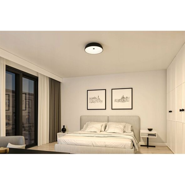 Lampa sufitowa Paulmann Plafoniera JARON LED DIM 26.5W 410mm 1900lm 2700K 230V czarny matowy / metal