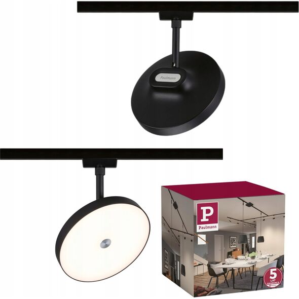 Paulmann Reflektor na szynoprzewód URail HILDOR LED DIM 15W 850lm 3000K 230V czarny matowy/ metal