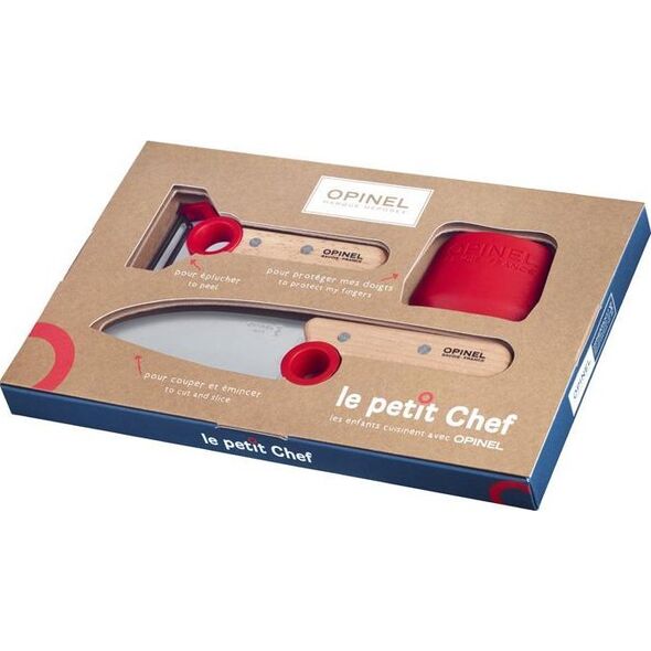 Opinel Opinel Le Petit Chef Zestaw Red