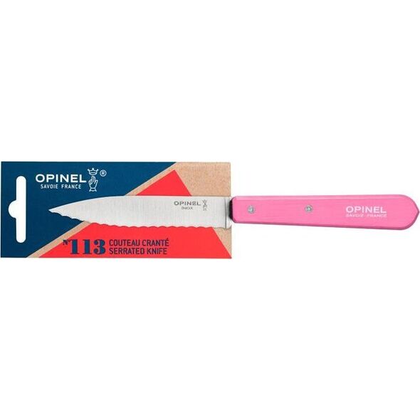 Opinel Opinel Nóż Serrated Pink 113