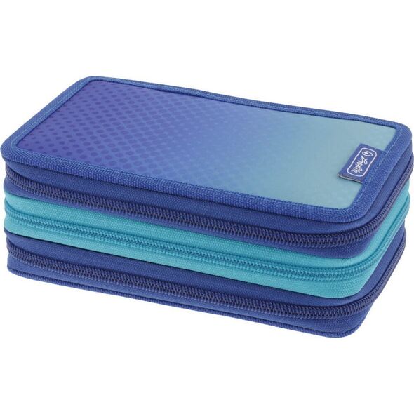Piórnik Herlitz Herlitz TriCase 31tlg Dip Dye Blue/Turquoise