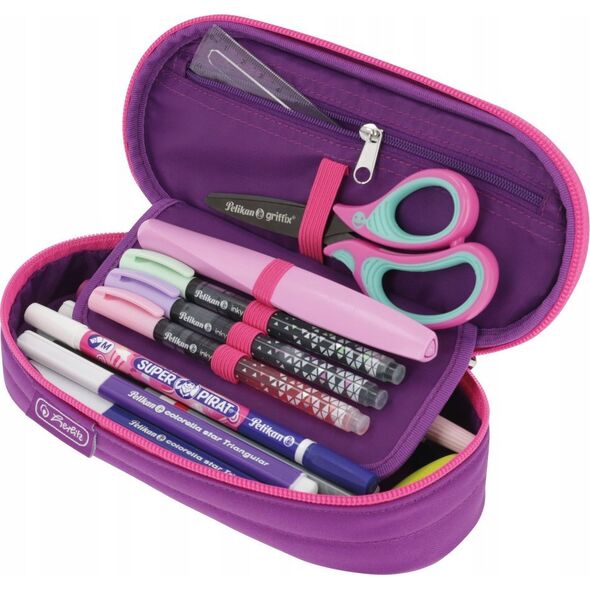 Piórnik Herlitz Herlitz Faulenzer Etui Dip Dye Pink/Purple
