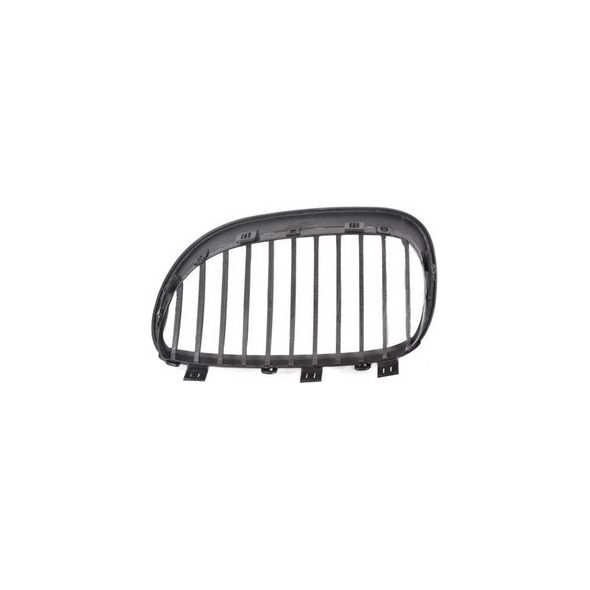 MTuning Grill sportowy pojedyncze żeberka Matt Black  BMW 5 (E60) Sedan (E61) Touring 2003-2010