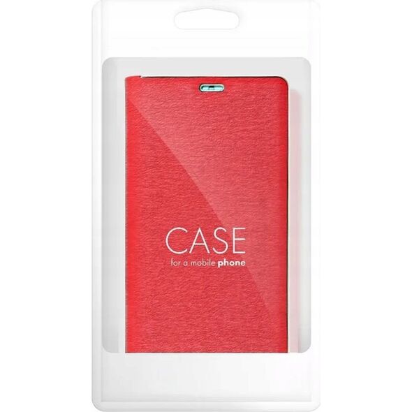 OEM Kabura LUNA Book Gold do SAMSUNG S24 Ultra czerwony