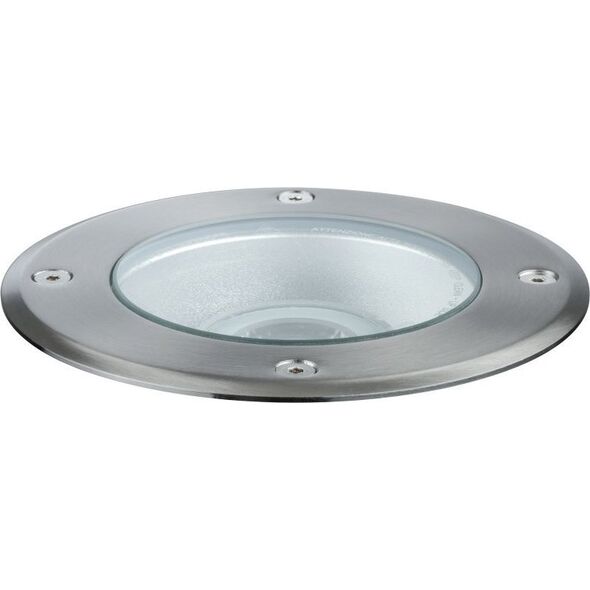 Paulmann Oprawa dogruntowa Plug & Shine FLOOR regulowana 20st. 6W 3000K 428lm IP67 24V srebrny / metal