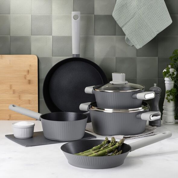 Florina Garnek aluminiowy z pokrywką Florina Serrano 24 cm 3,7 l