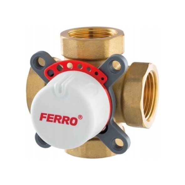 Ferro Ferro zawór mieszający 4-drogowy 1 1/4" GW ZMV43