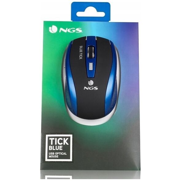 NGS MYSZ NGS TICK OPTICAL USB BLUE/BLACK