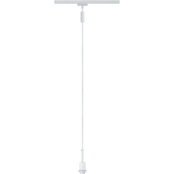 Paulmann Lampa wisząca na szynoprzewód URail Deco System E14 max.1x20W 135cm 230V biały / metal