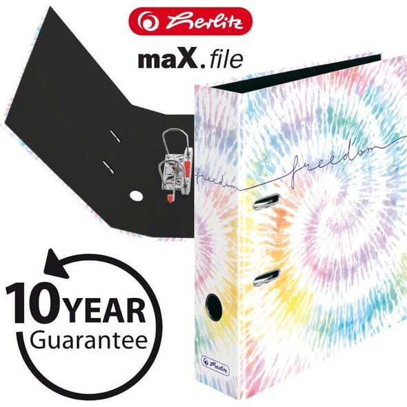 Segregator Herlitz Herlitz Ordner maX.file A4 8cm New Batik Freedom