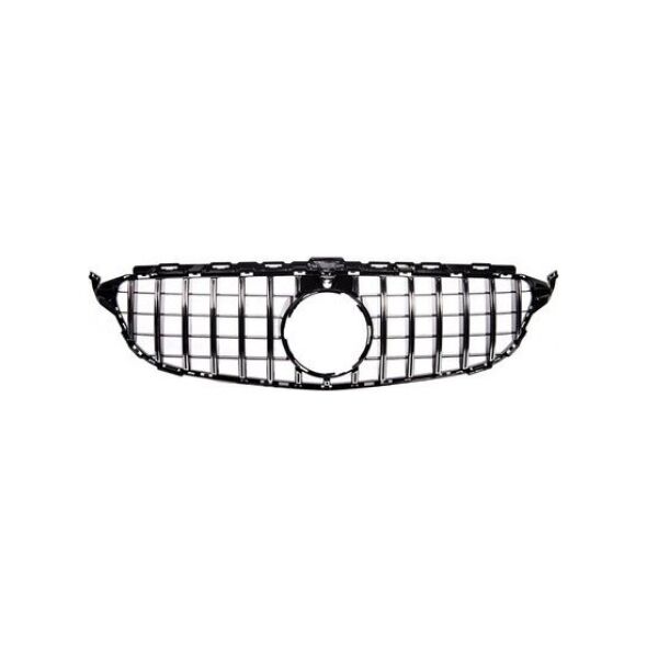 MTuning Grill sportowy GT Chrome Camera MERCEDES C-Class W205 S205 A205 C205 przed liftem 2014-2018