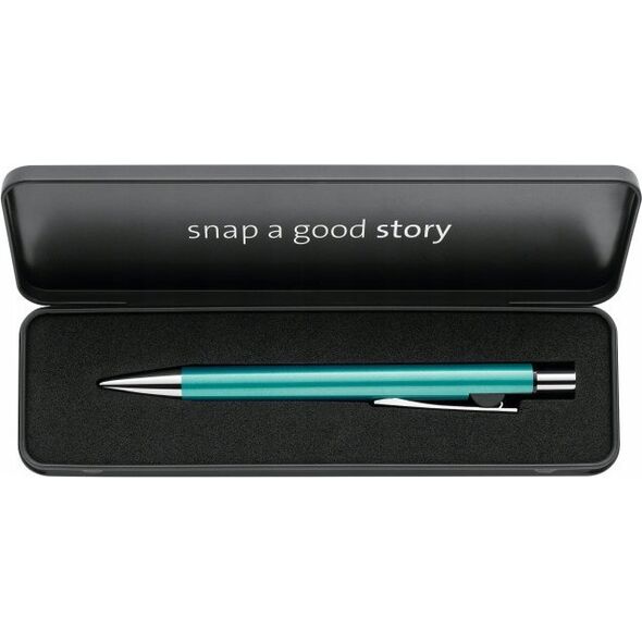Teka Długopis Snap K10 turkus metallic etui