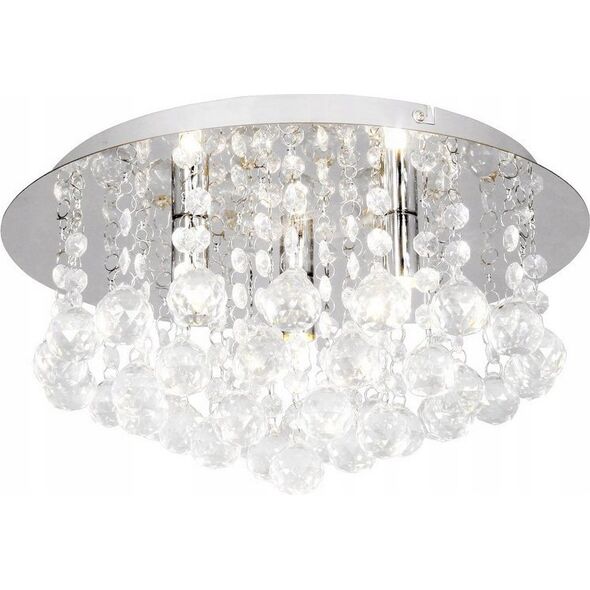 Lampa sufitowa Reality Plafon lampa sufitowa Reality Loona 3x33W G9 chrom / kryształ 622903-06