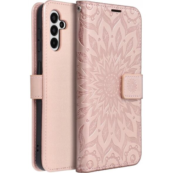 ForCell Kabura MEZZO Book do SAMSUNG A35 5G mandala złoty róż