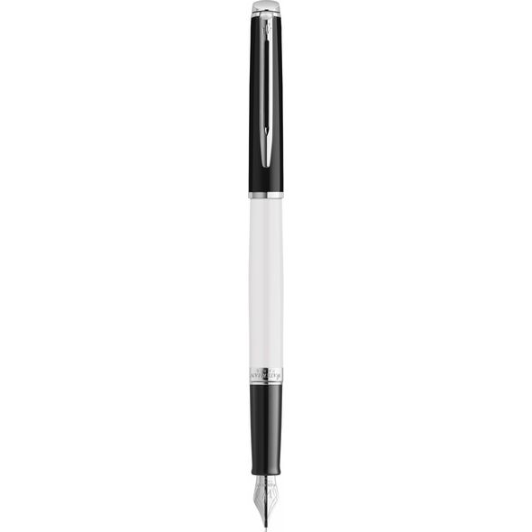 Waterman WATERMAN Füllfederhalter Hémisphère Blocking BW C.C.Blau F Geschenkbox
