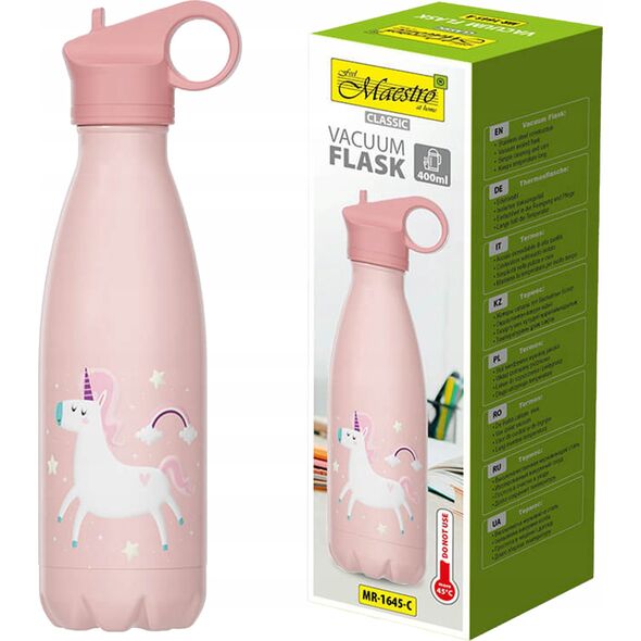 Maestro KUBEK TERMICZNY MR 1645 C RÓŻOWY 400 ML