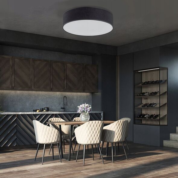 Lampa sufitowa TK Lighting TK Lighting Rondo 3335 plafon lampa sufitowa 3x15W E27 czarny/biały