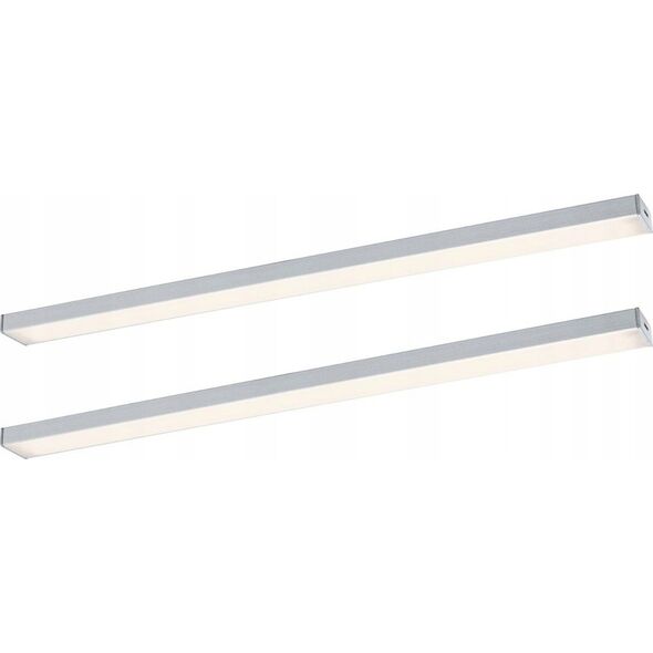 Paulmann Zestaw opraw podszafkowych LED LINE DIM PIR 2x4W 2x350lm 350mm 30000K 230V chrom matowy / aluminium