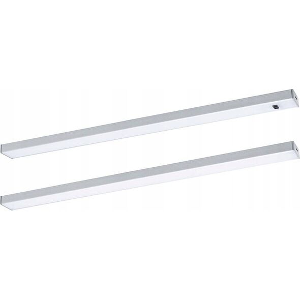 Paulmann Zestaw opraw podszafkowych SET LINE DIM PIR 2x4W 2x350lm 350mm 30000K 230V chrom matowy / aluminium