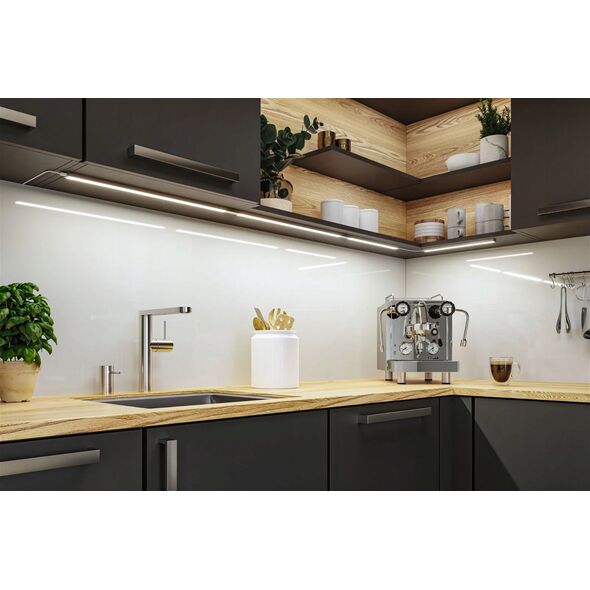 Paulmann Zestaw opraw podszafkowych SET LINE DIM PIR 2x6W 2x500lm 550mm 3000K 230V chrom matowy / aluminium