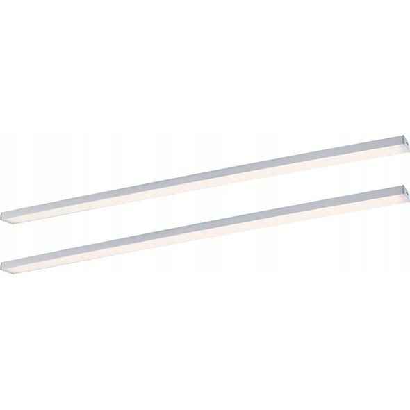 Paulmann Zestaw opraw podszafkowych LED LINE DIM PIR 2x6W 2x500lm 550mm 30000K 230V chrom matowy / aluminium