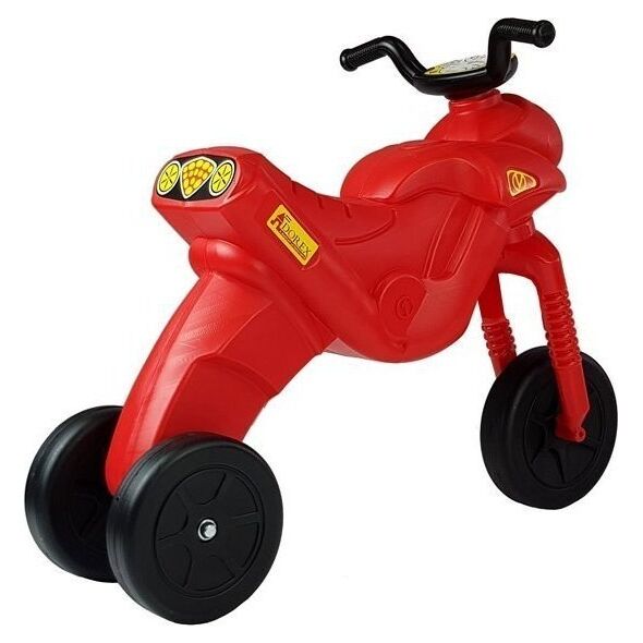 LeanToys Motorek Biegowy Trójkołowy Enduro Jeździk Czerwony 5045
