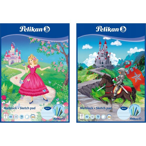 Pelikan Pelikan Malblock     A3  70g/m  30 Bl. MC3/30  chlorfrei wei