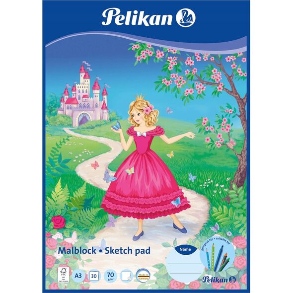 Pelikan Pelikan Malblock     A3  70g/m  30 Bl. MC3/30  chlorfrei wei