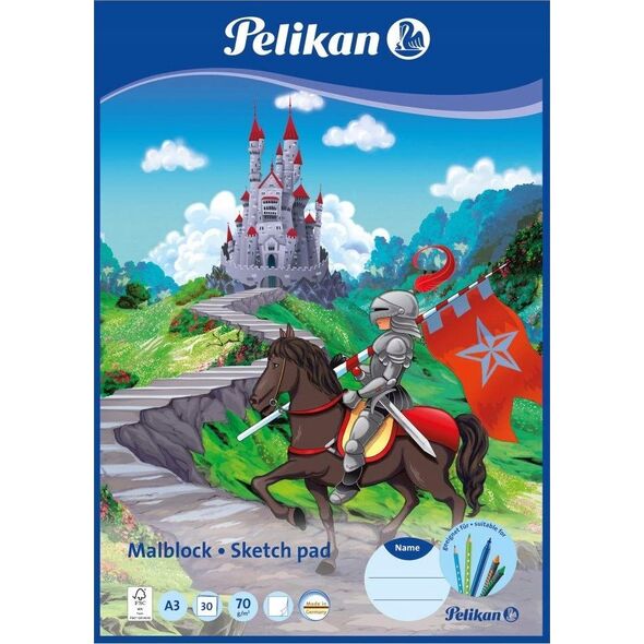 Pelikan Pelikan Malblock     A3  70g/m  30 Bl. MC3/30  chlorfrei wei