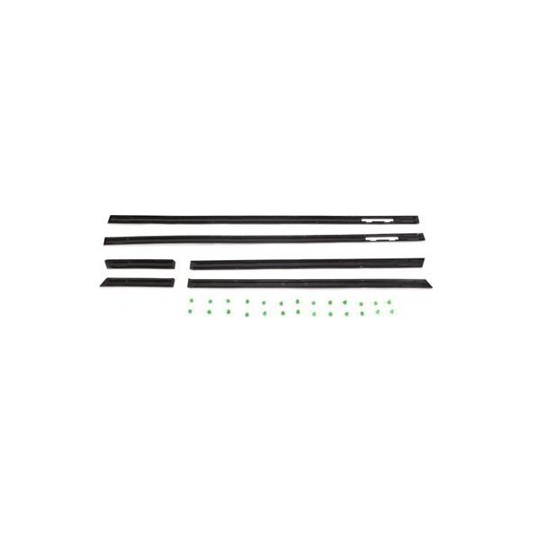 MTuning Listwy boczne czarne zestaw 6 sztuk BMW 5 E39 1995-2003