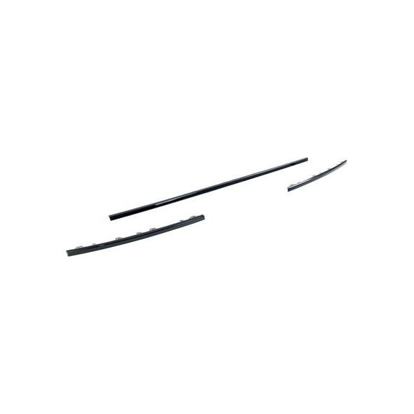 MTuning Listwy przedniego zderzaka Gloss Black VW TRANSPORTER MULTIVAN T6 2015-2020