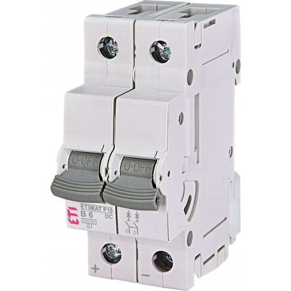 Etipo Wyłącznik nadprądowy ETI Polam Asti Etimat 10 260620103 2P B 6A 10kA DC