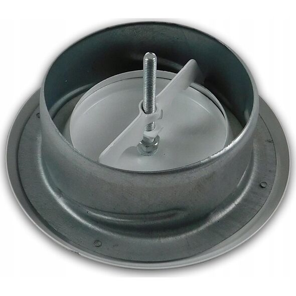 AWENTA Anemostat wywiewny Awenta AMW150 fi 150 metalowy biały