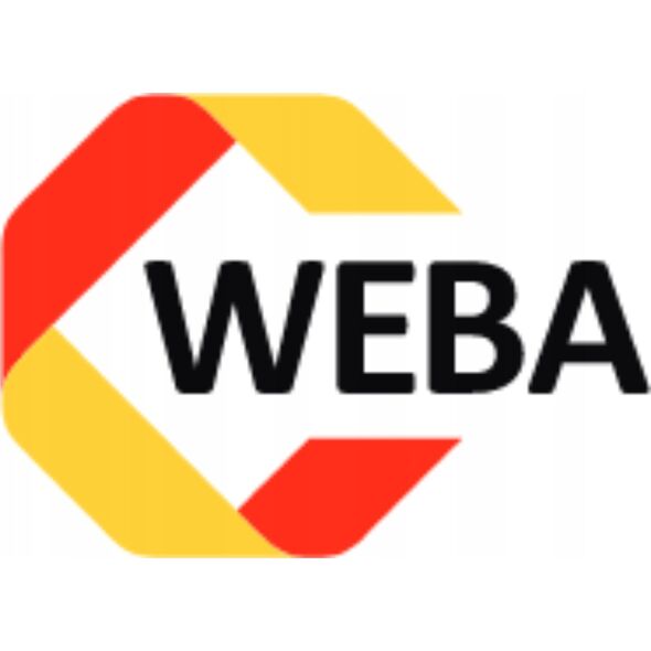 Weba Skrzynka gazowa naścienna 600x600x250 prosta żółta z tworzywa KEN
