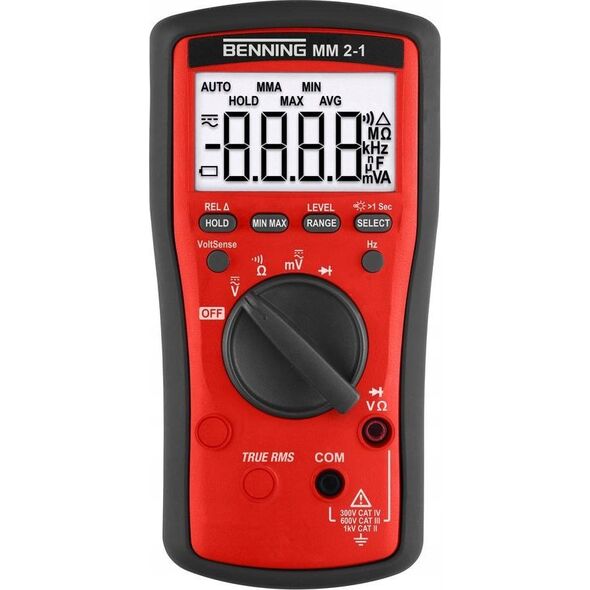 Benning Miernik uniwersalny BENNING MM 2-1, cyfrowy z akcesoriami
