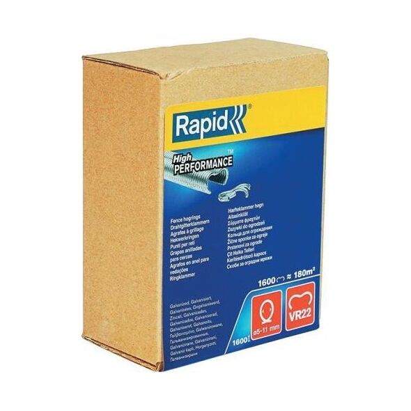 Rapid Zszywki zaciskowe do ogrodzenia Rapid VR22 - 1600 szt.