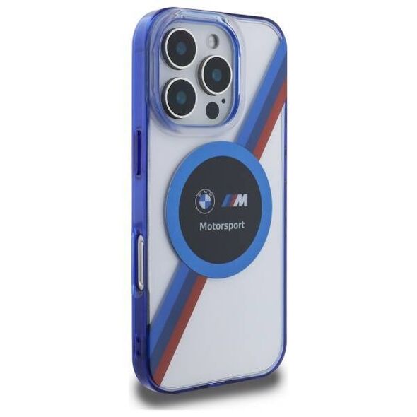 Original Case IPHONE 16 PRO MAX BMW Hardcase Motosport IML Circle MagSafe (BMHMP16X23HTPUT) transparent 3666339325596