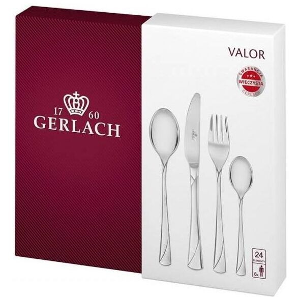 Gerlach Zestaw sztućców Valor 24szt. (GERL-SZ-001-25)